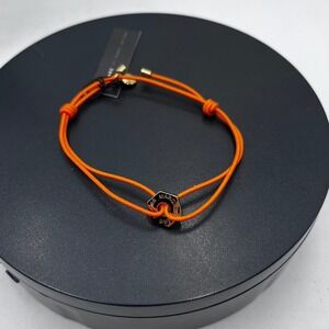Marc by Marc Jacobs Fluoro Bright Orange Bolt Friendship Stretch Bracelet